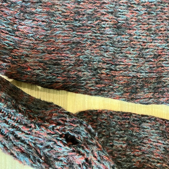 Vintage Mohair Shetland Wool Knit Sweater Womens Large V Neck Sarby Sportswear - Picture 7 of 9